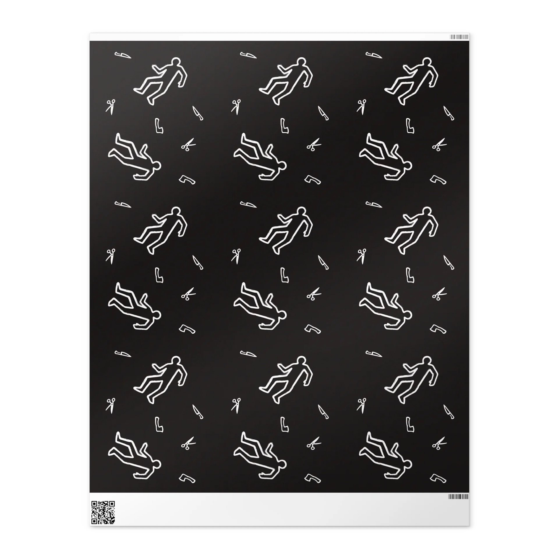 Blood and Bones gift wrap paper product image (2)