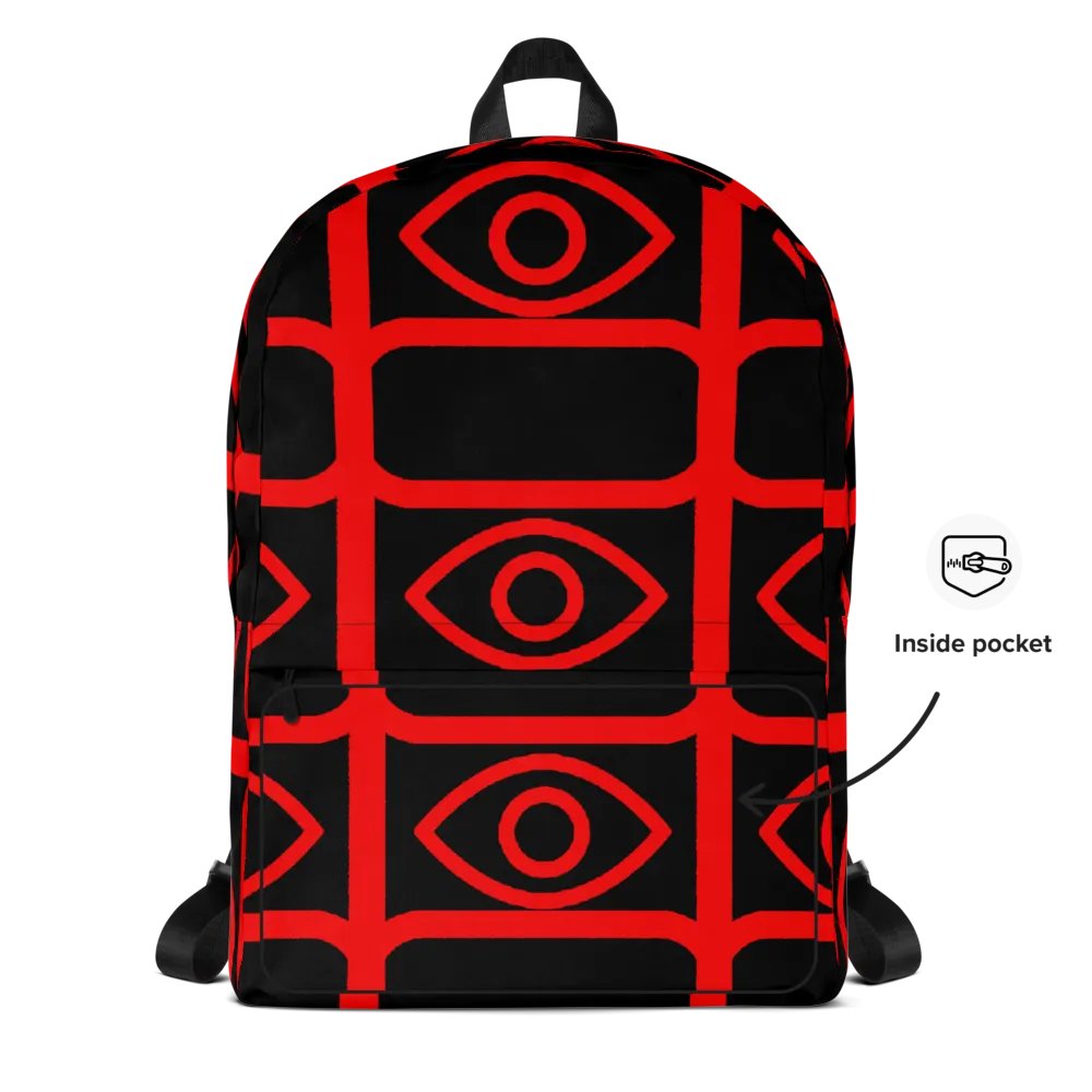 EyeSeeThru Logo Pattern Backpack product image (9)