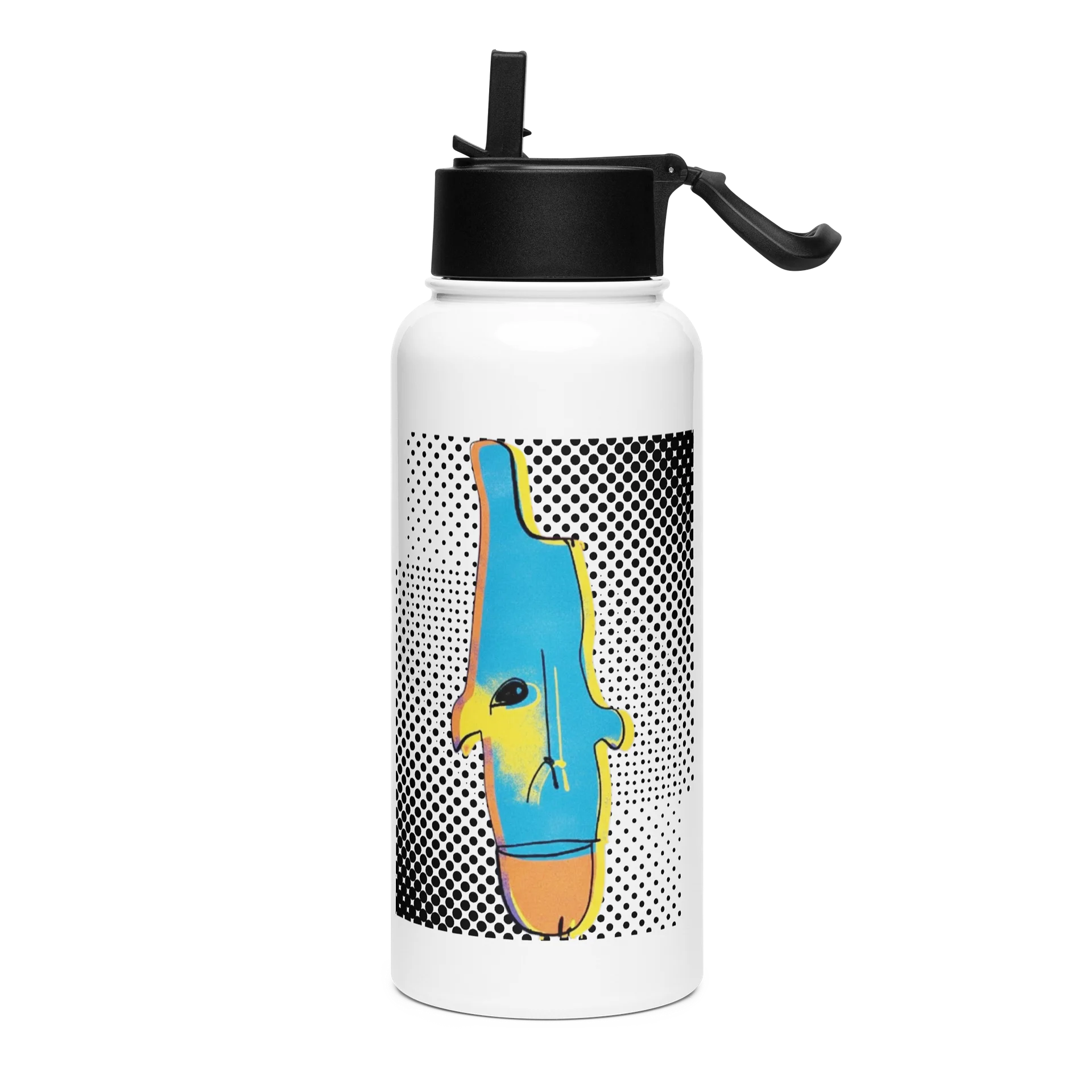 Face Bird Straw Bottle product image (1)