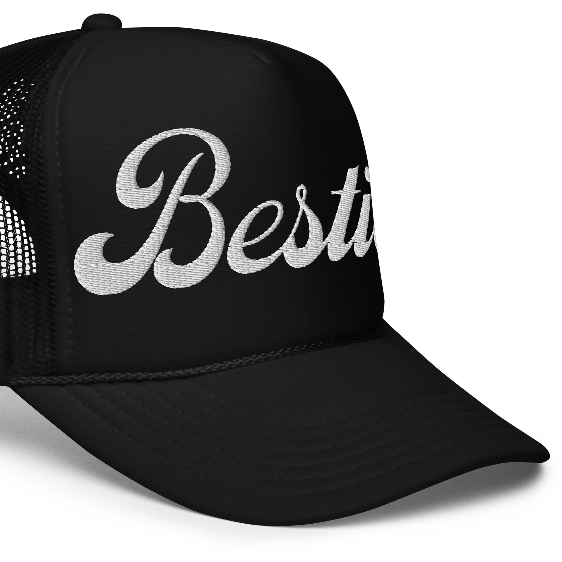 Embroidered Besties Script Foam Trucker product image (5)