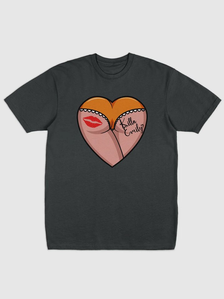 ORANGE HEART BUTT TEE product image (1)