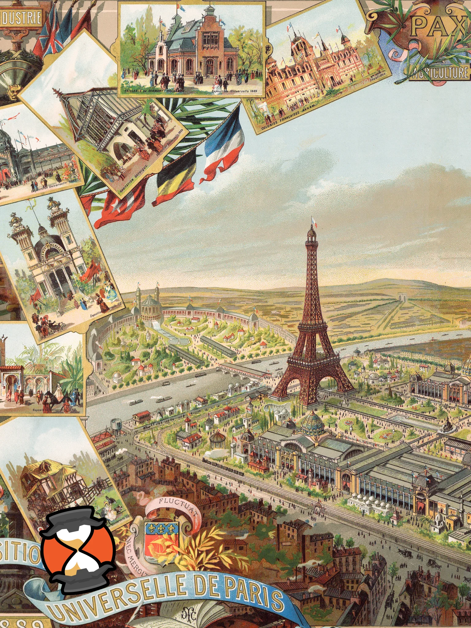 Paris 1889 (Framed Poster Print) product image (2)