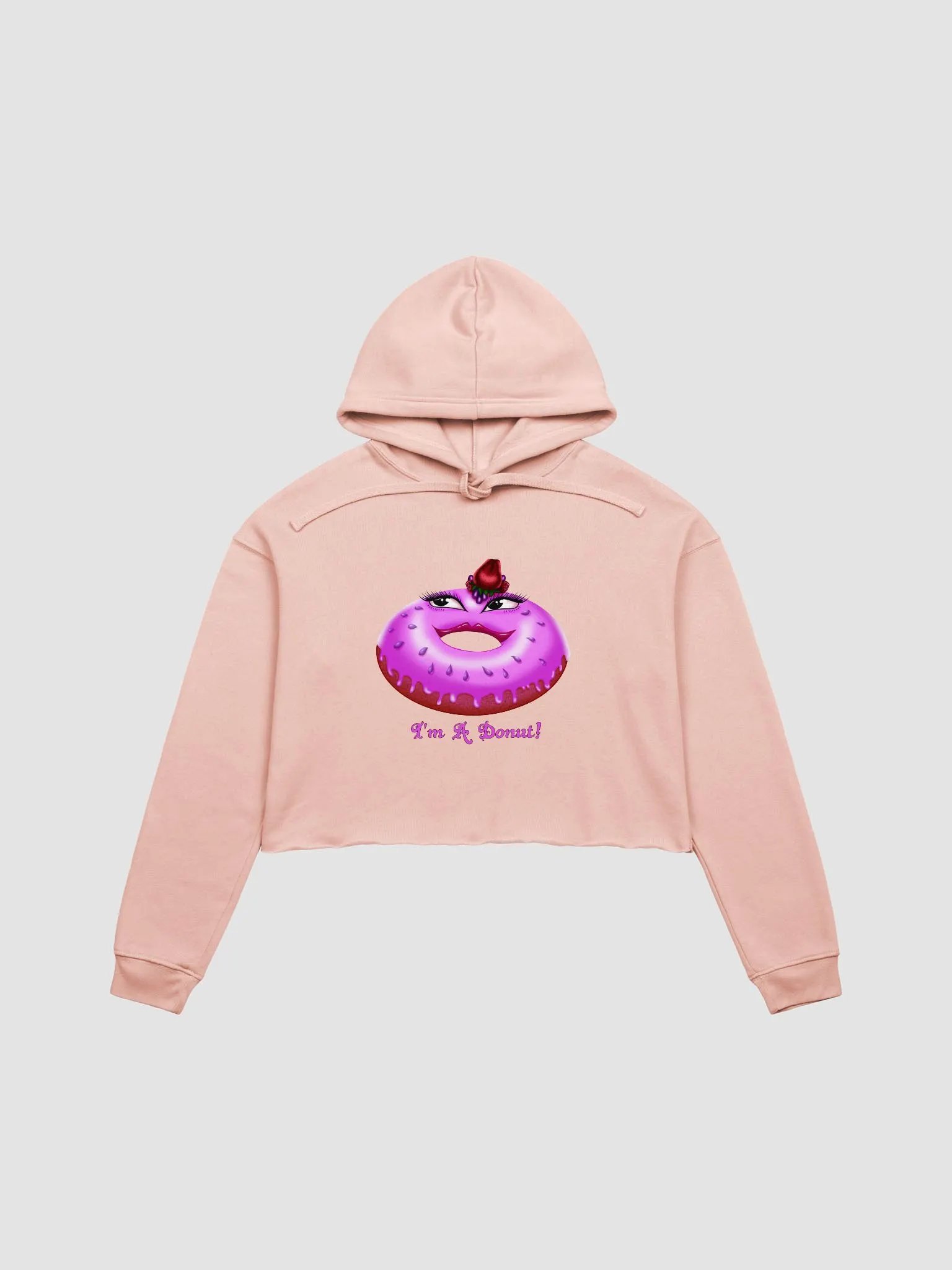 I'm A Donut Girl Crop Hoodie product image (25)