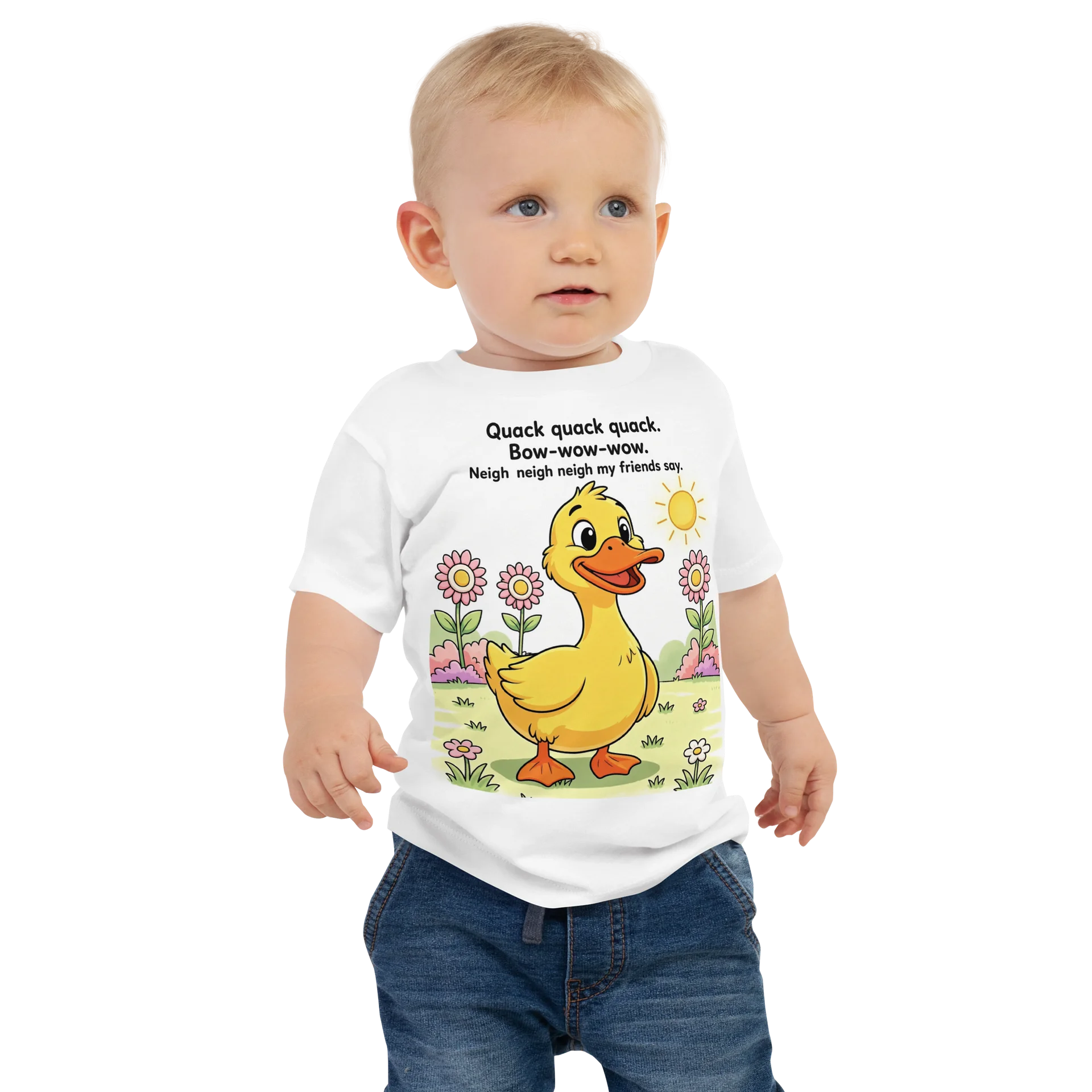 Quack Quack Farm Friends Baby Tee product image (1)
