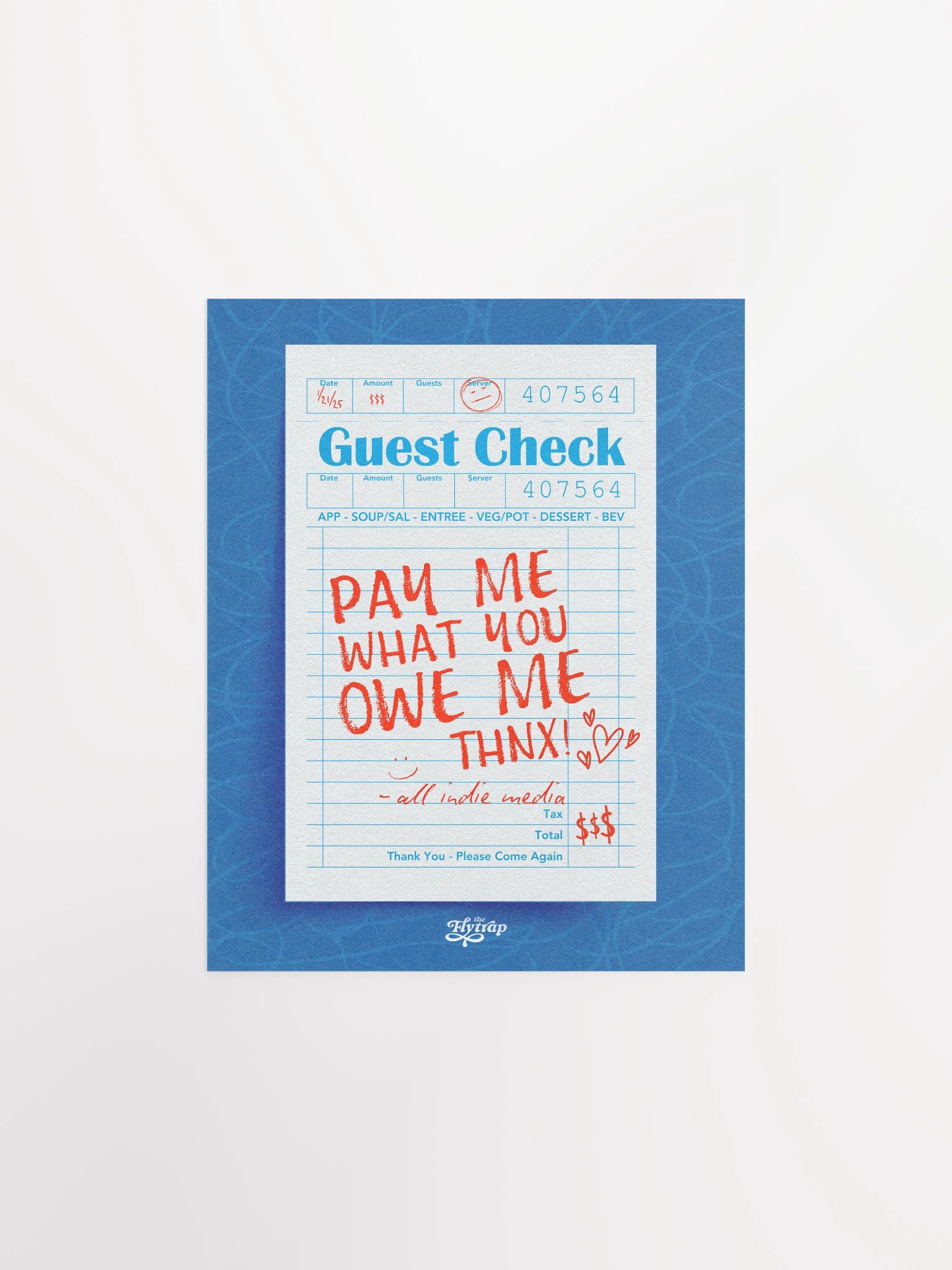 PAY ME 8X10 POSTER product image (1)