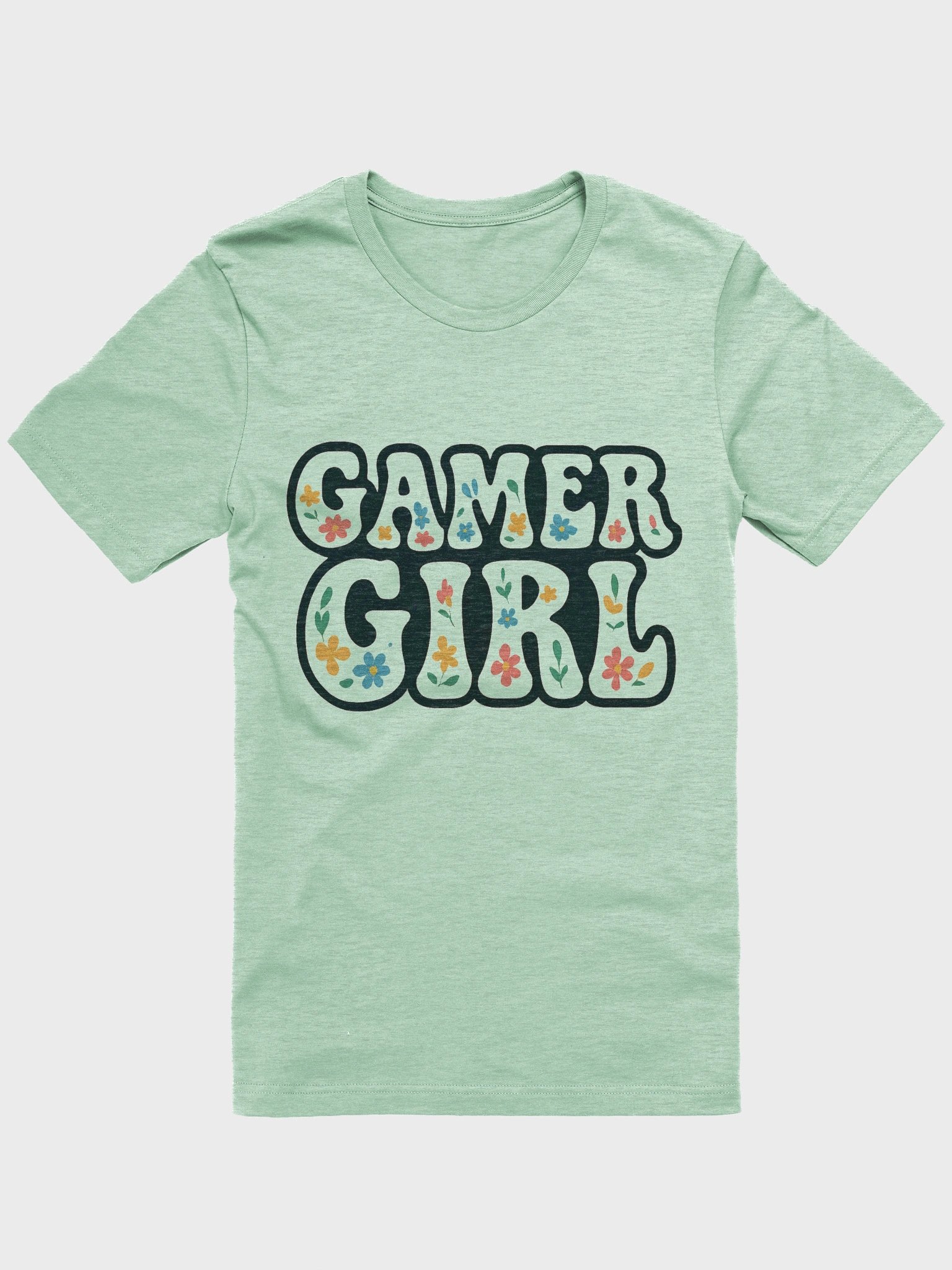Floral Gamer Girl T-Shirt product image (61)