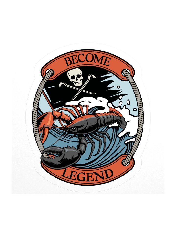 "Become Legend" Sticker product image (1)