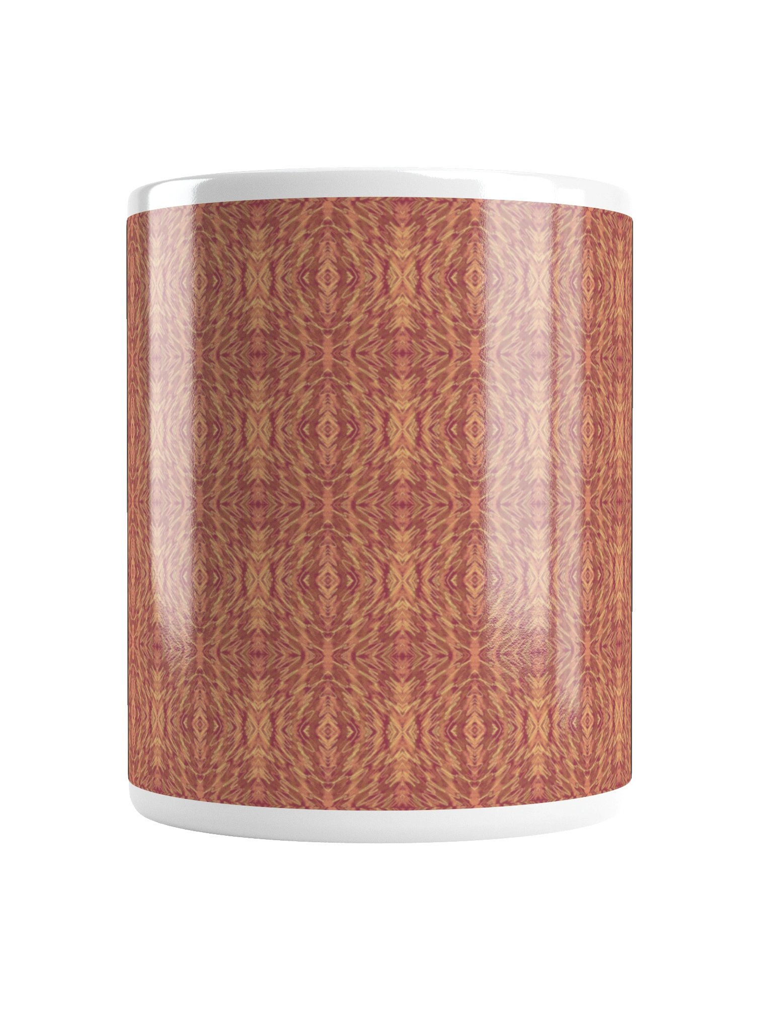 Hearth Glow – White Glossy Mug product image (3)