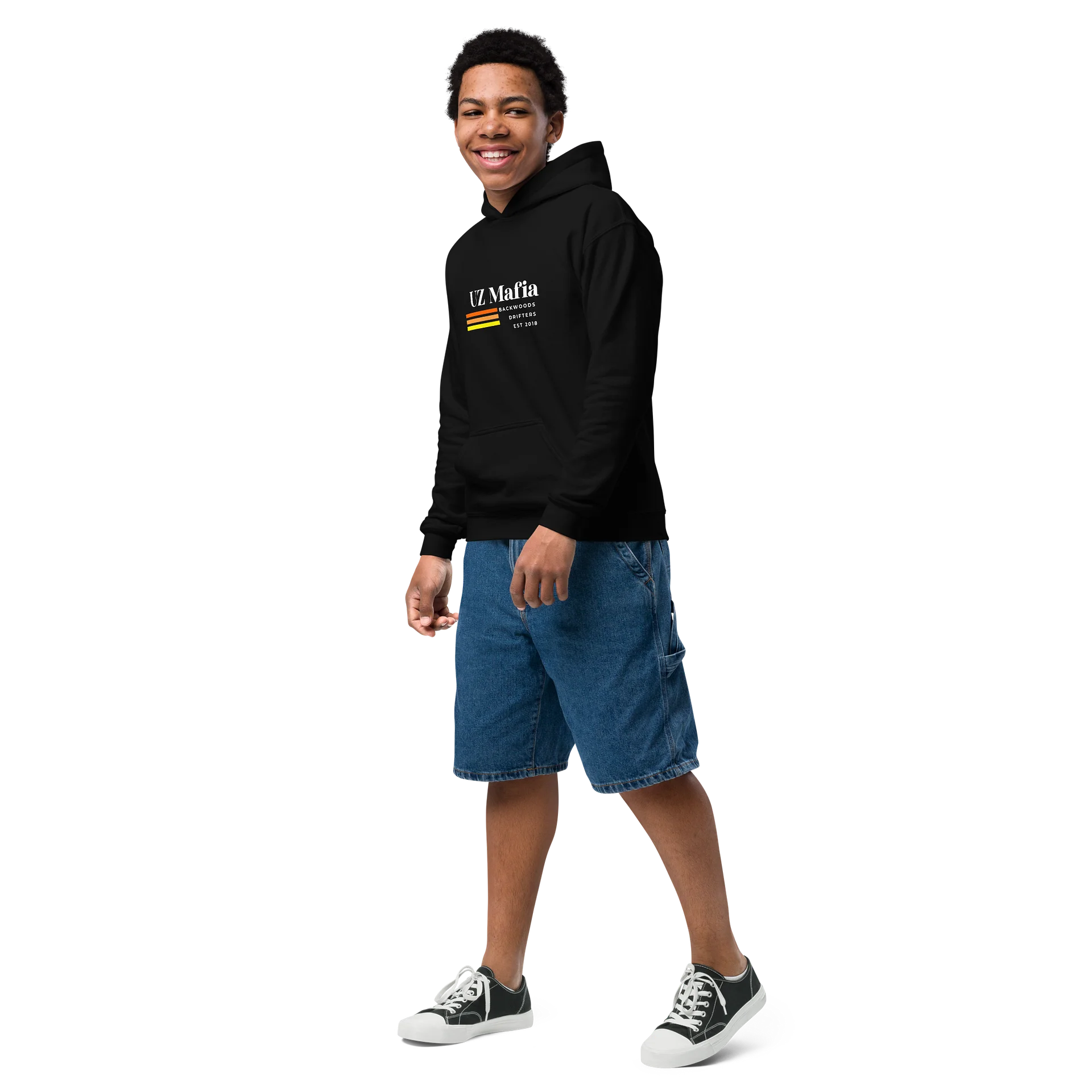 UZ Mafia BackWoods Drifters Kids Hoodies product image (7)
