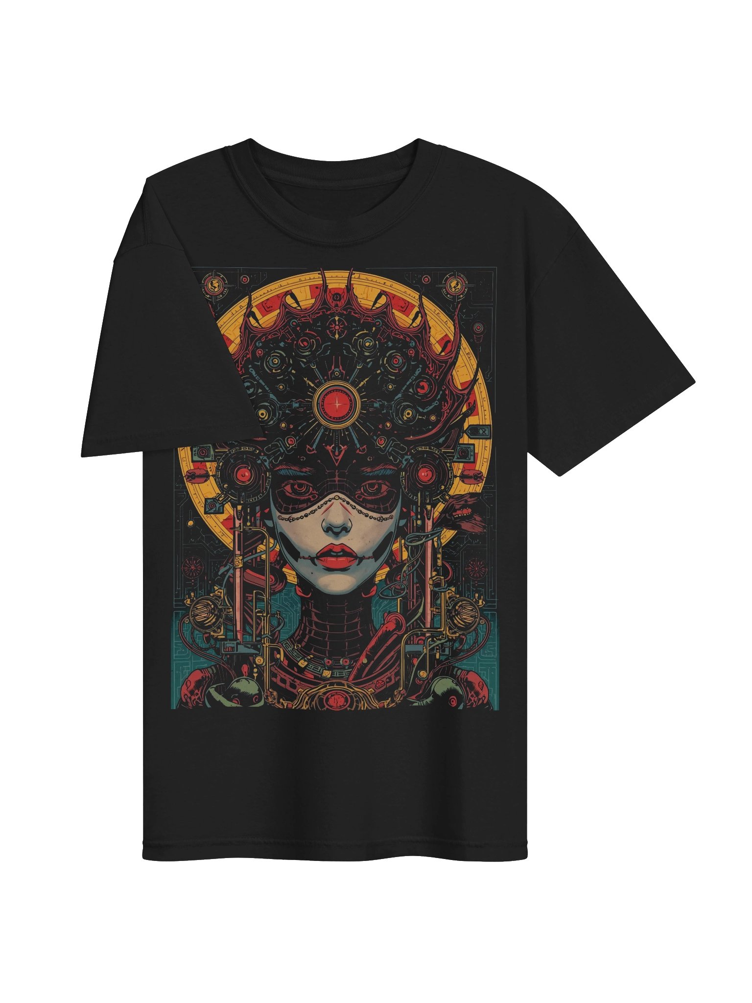Cyber Oracle Retro-Futurist Heavyweight T-Shirt product image (6)