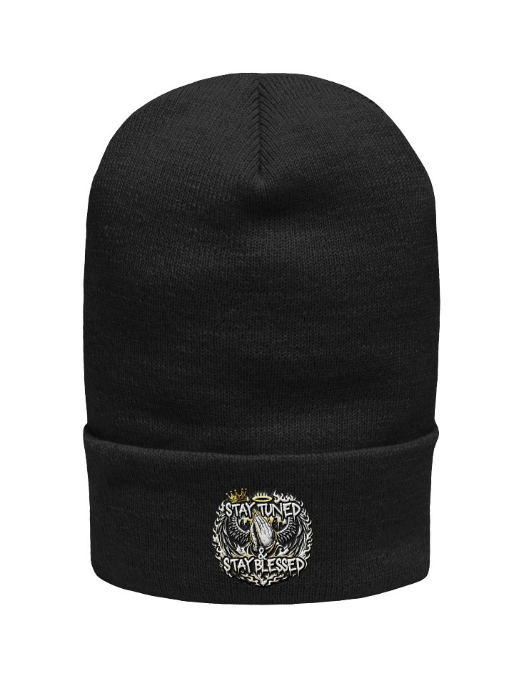Stay tuned & Stay Blessed Cuffed Beanie product image (5)