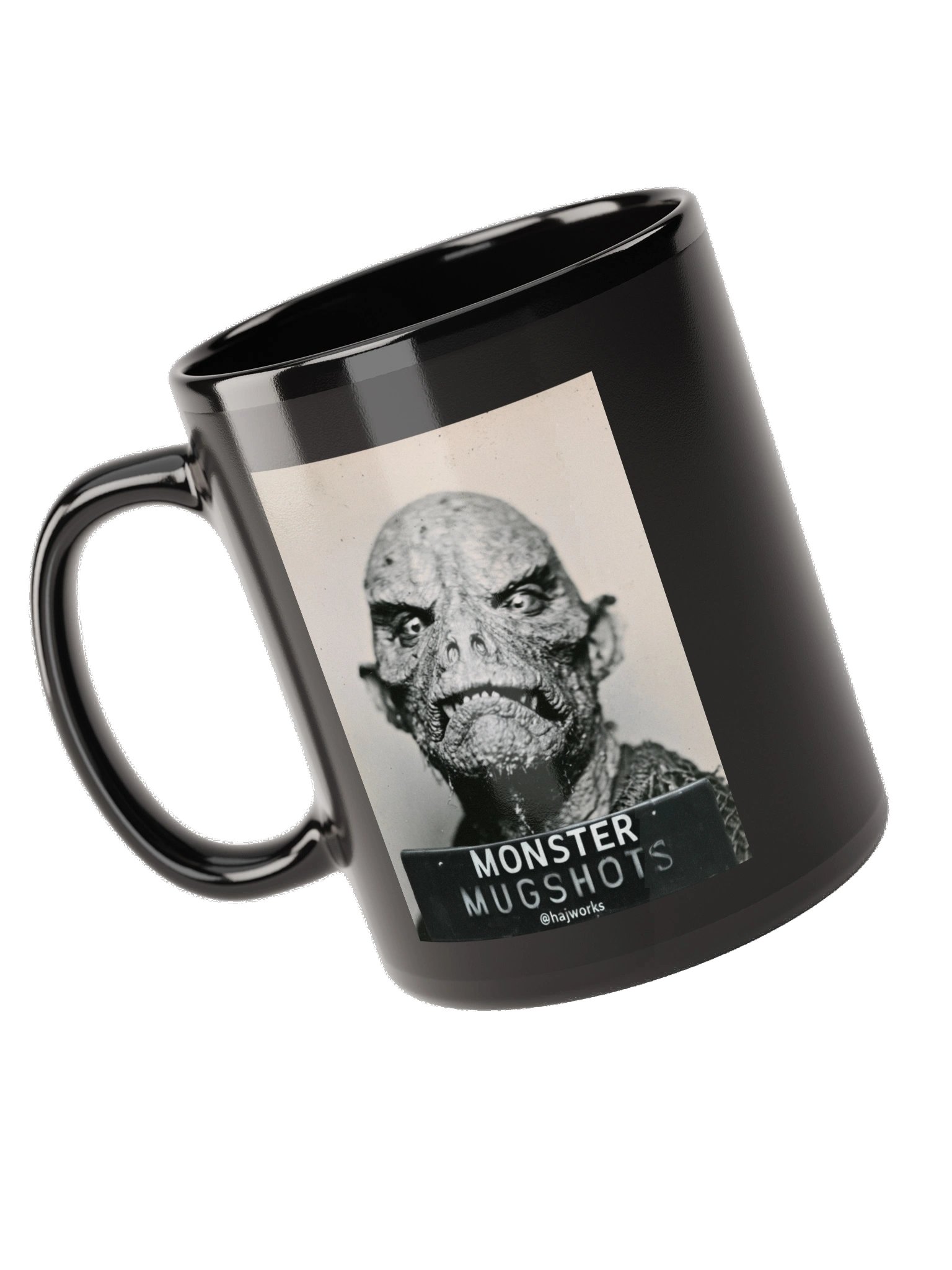 Monster Mugshots No. 005 - Black Ceramic Mug product image (5)