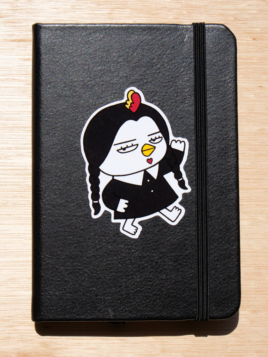 Goth Chicken Sticker product image (4)