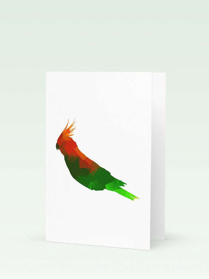 Vibrant Greeting Card - Parrot product image (1)
