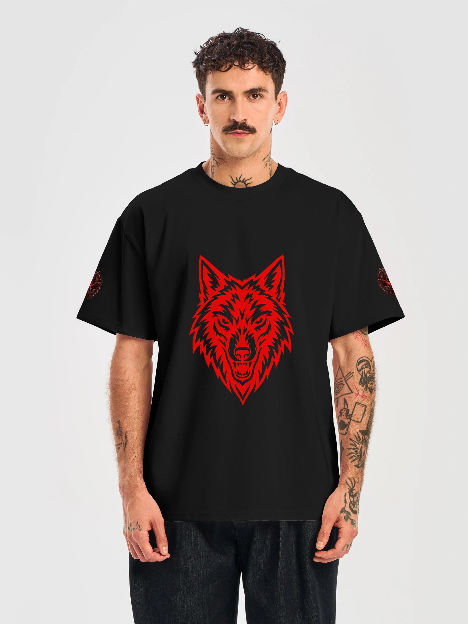 Blood Wolf Heavy Tee product image (17)