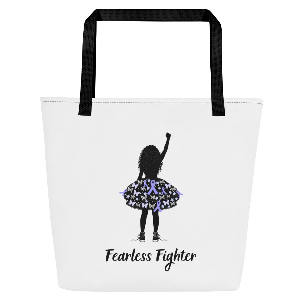 Stomach Cancer - Fearless Fighter Tote Bag product image (3)