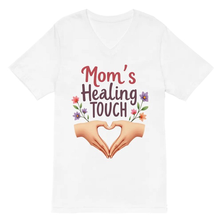 Mom's Healing Touch V-Neck Tee product image (6)