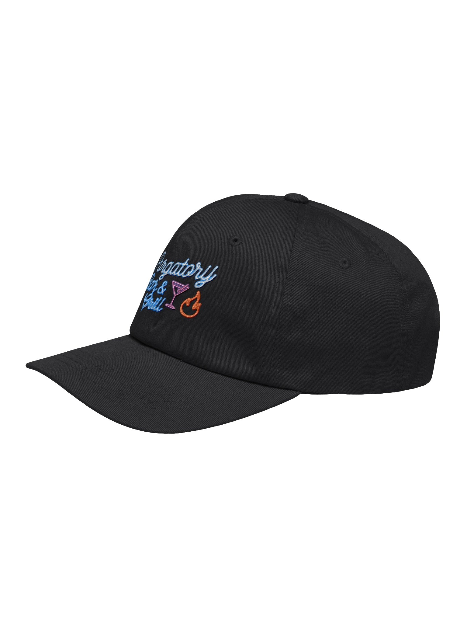 Purgatory Bar & Grill Neon Dad Hat product image (3)