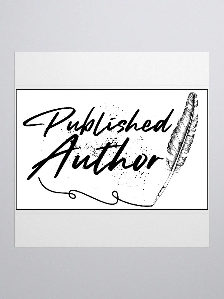Sticker Published Author product image (1)