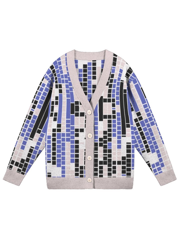 Vibrant Jacquard Knit Cardigan product image (2)