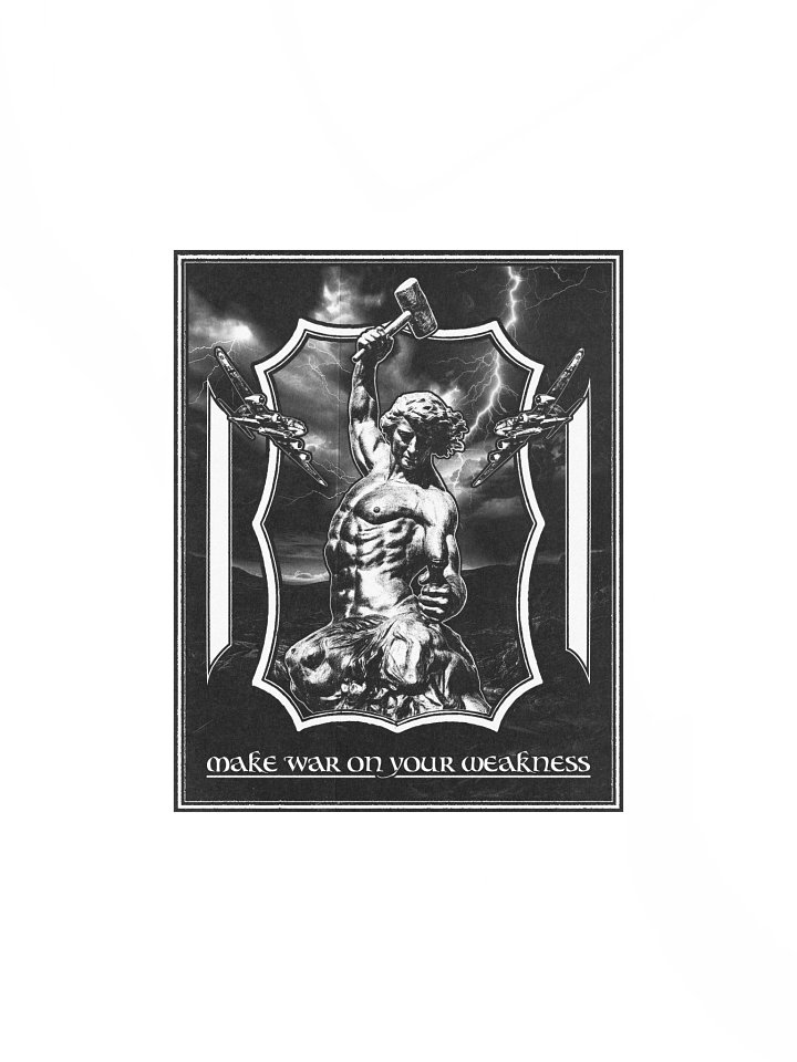 WAR ON WEAKNESS POSTER product image (1)