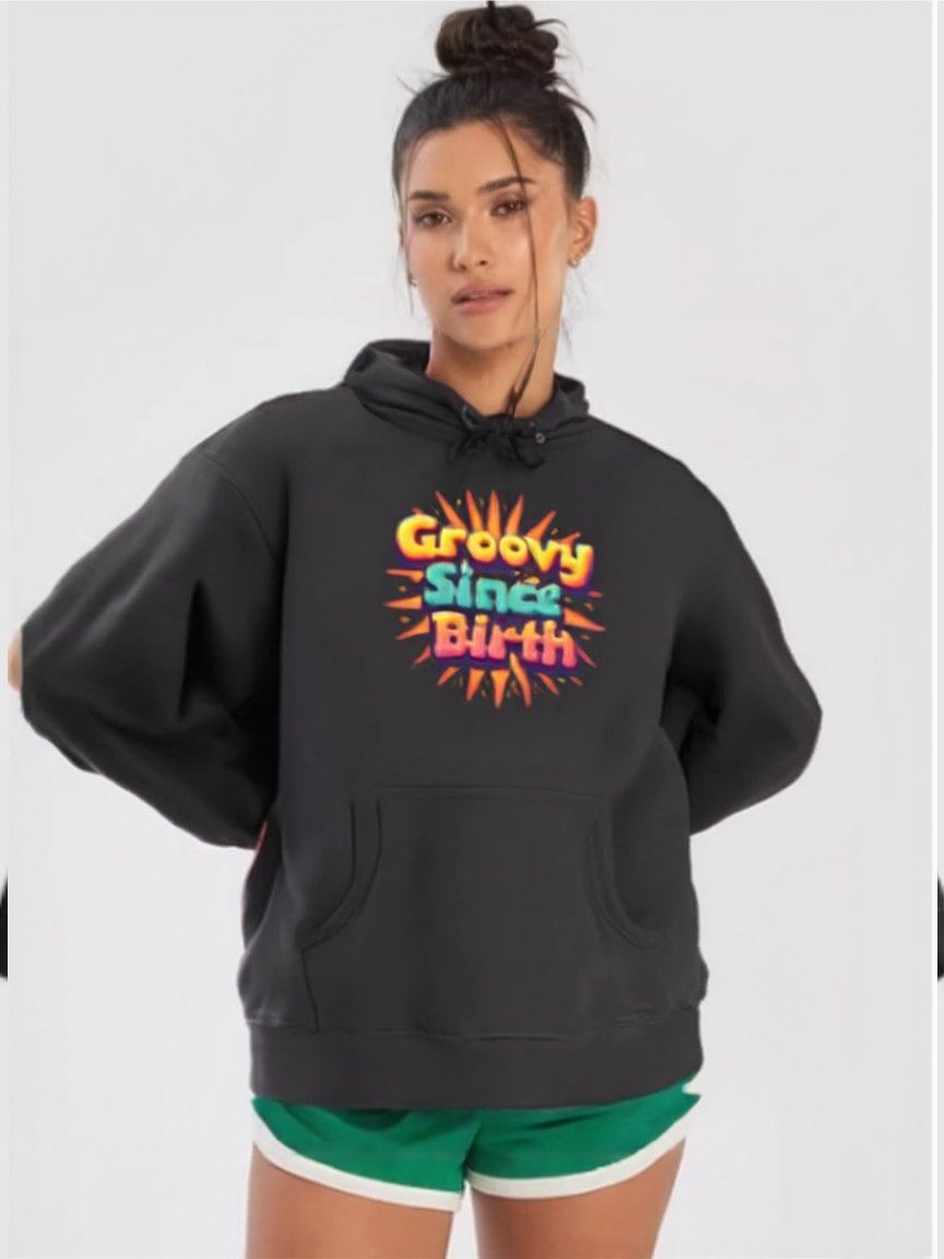 Groovy Since Birth Sunburst Hoodie product image (5)