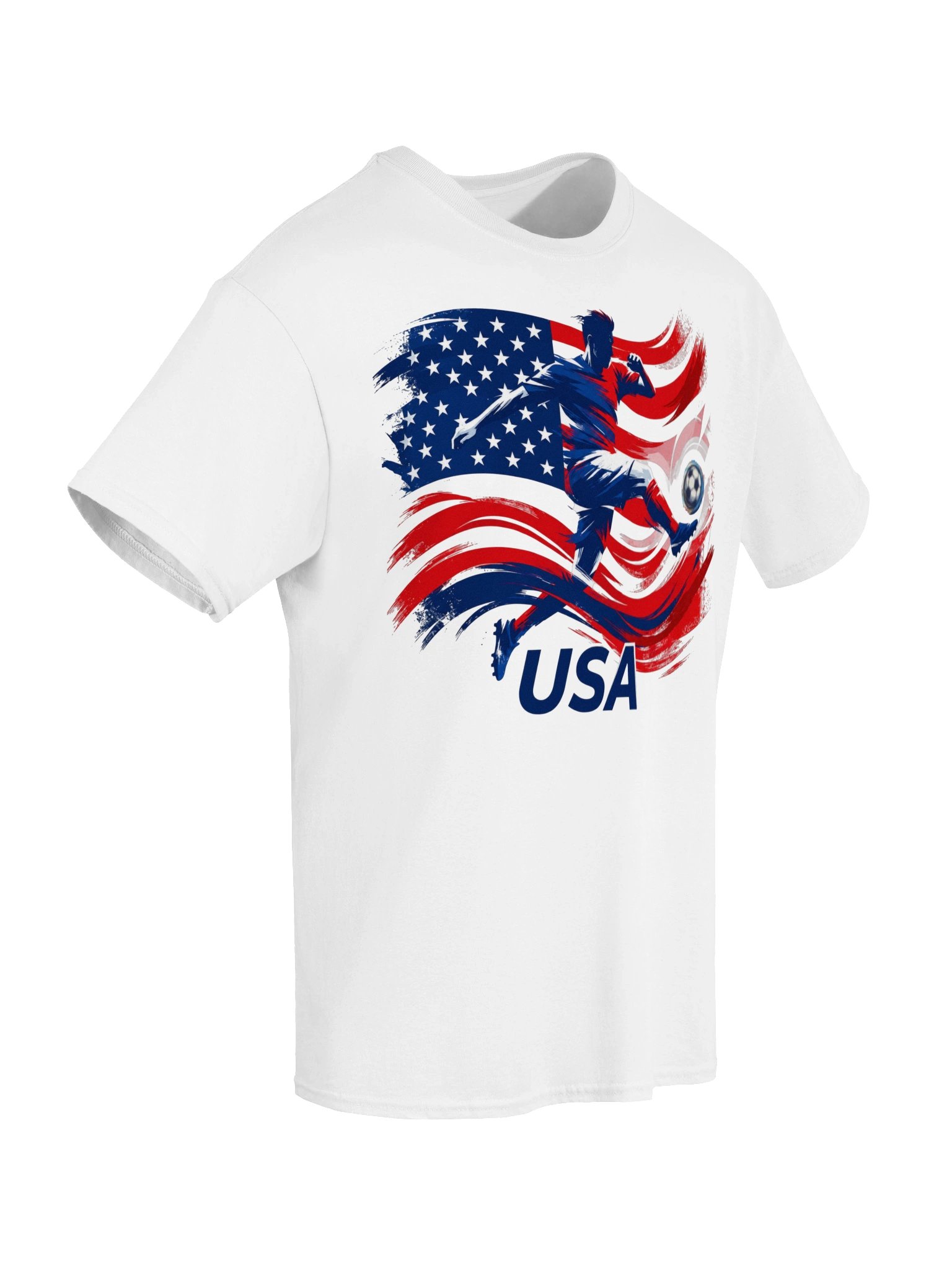 USA Soccer Pride Graphic Tee | World 2026 Patriotic Football Shirt product image (22)