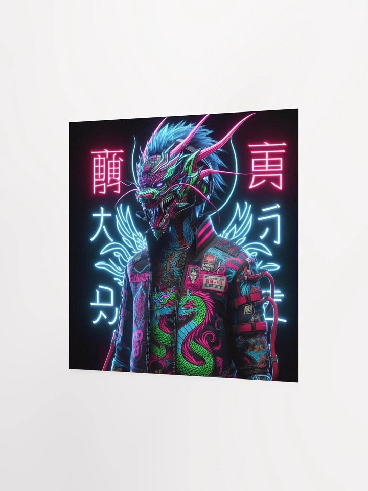 Neon Dragon Poster product image (4)