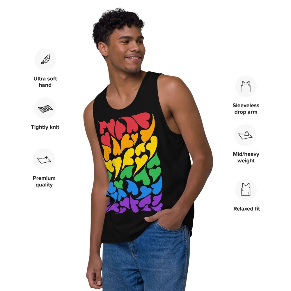 Nestled PRIDE Rainbow Tank Top product image (15)