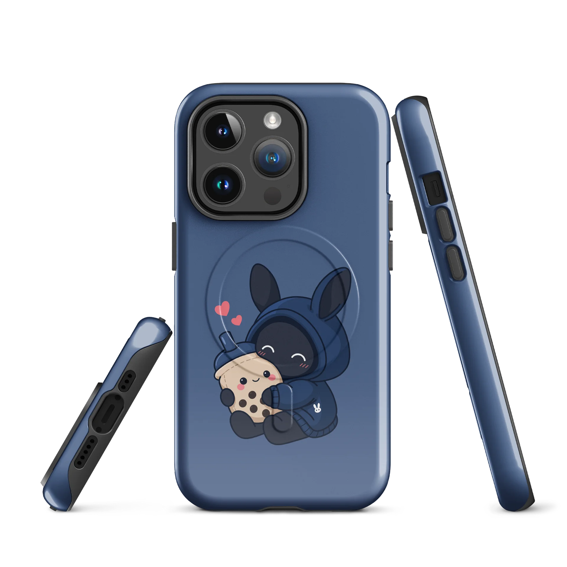 Poochoki Hugging Boba Magsafe iPhone Case product image (1)