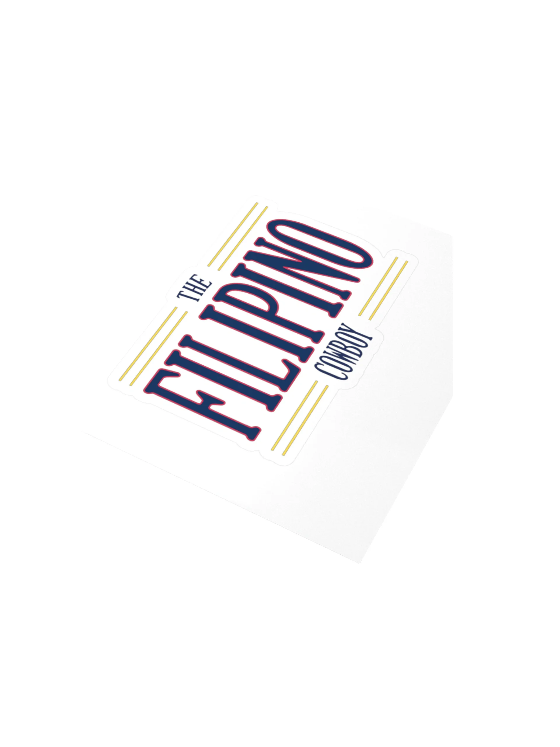 "The Filipino Cowboy" Stickers product image (10)