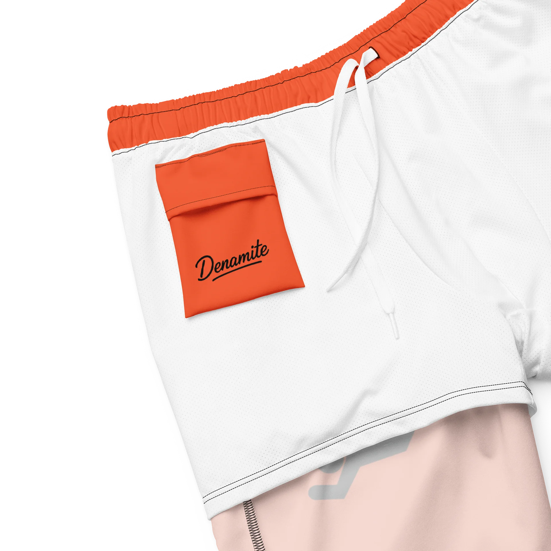 DANGER! - Orange/Black Swim Trunks product image (8)