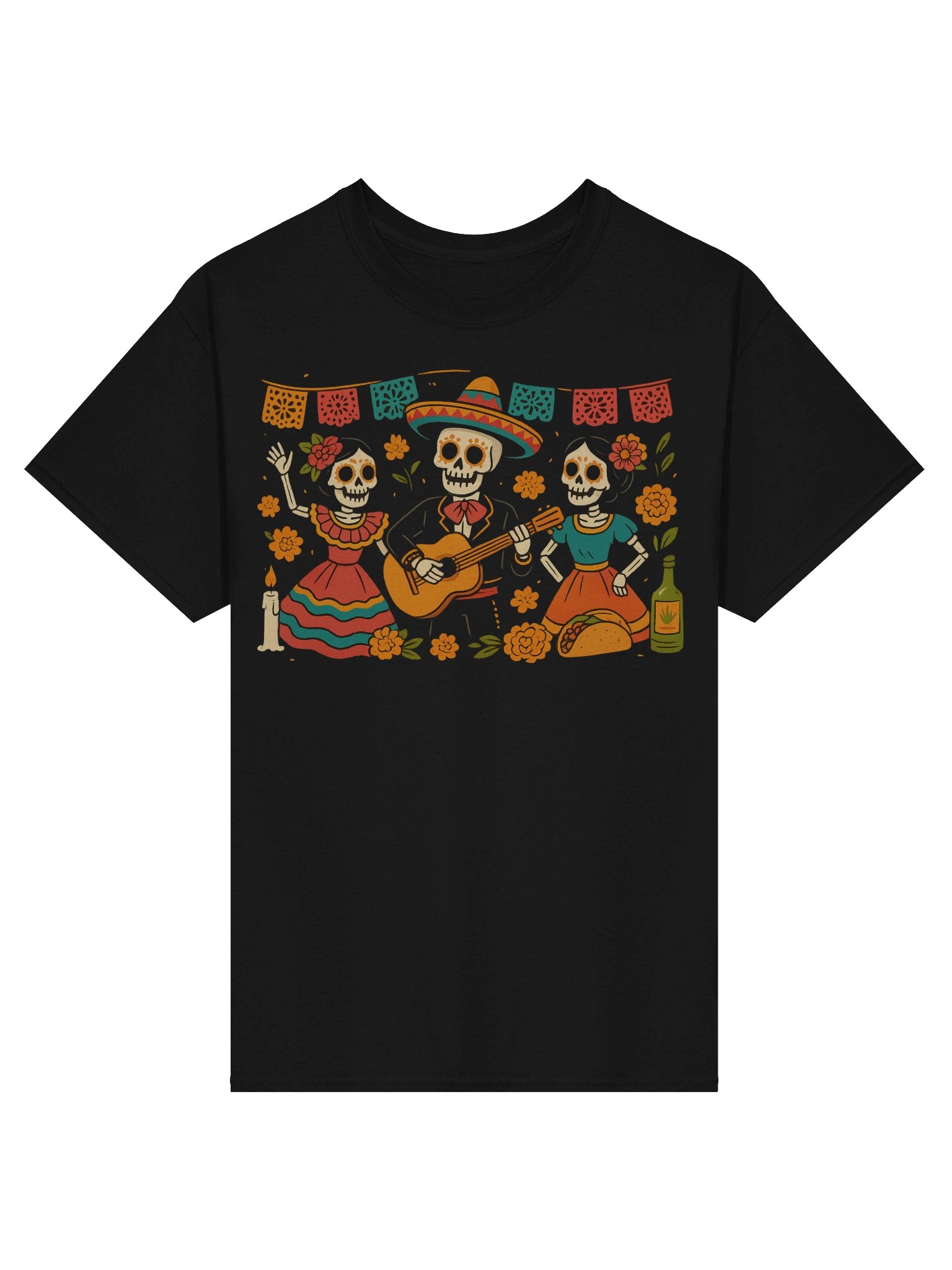 Fiesta Skeletons Graphic Tee product image (2)