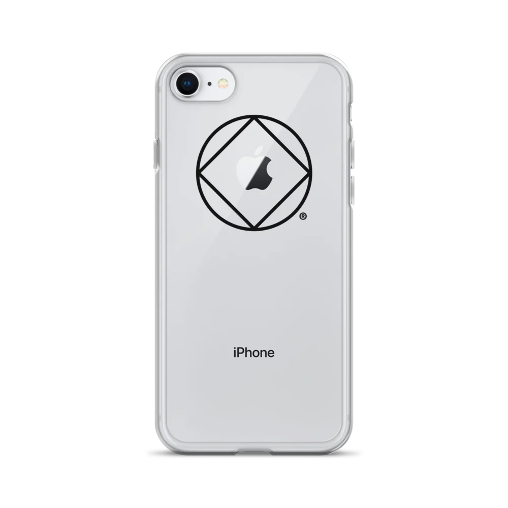 Geometric Circle Diamond iPhone Clear Case (7/8/XR/X/XS) product image (1)