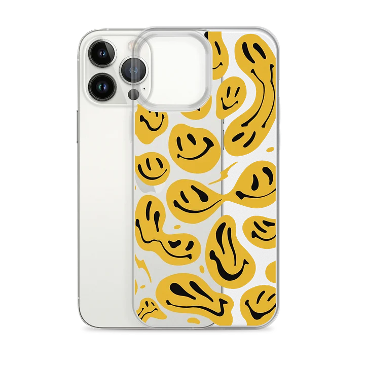 Melted Happiness Clear iPhone Case product image (15)