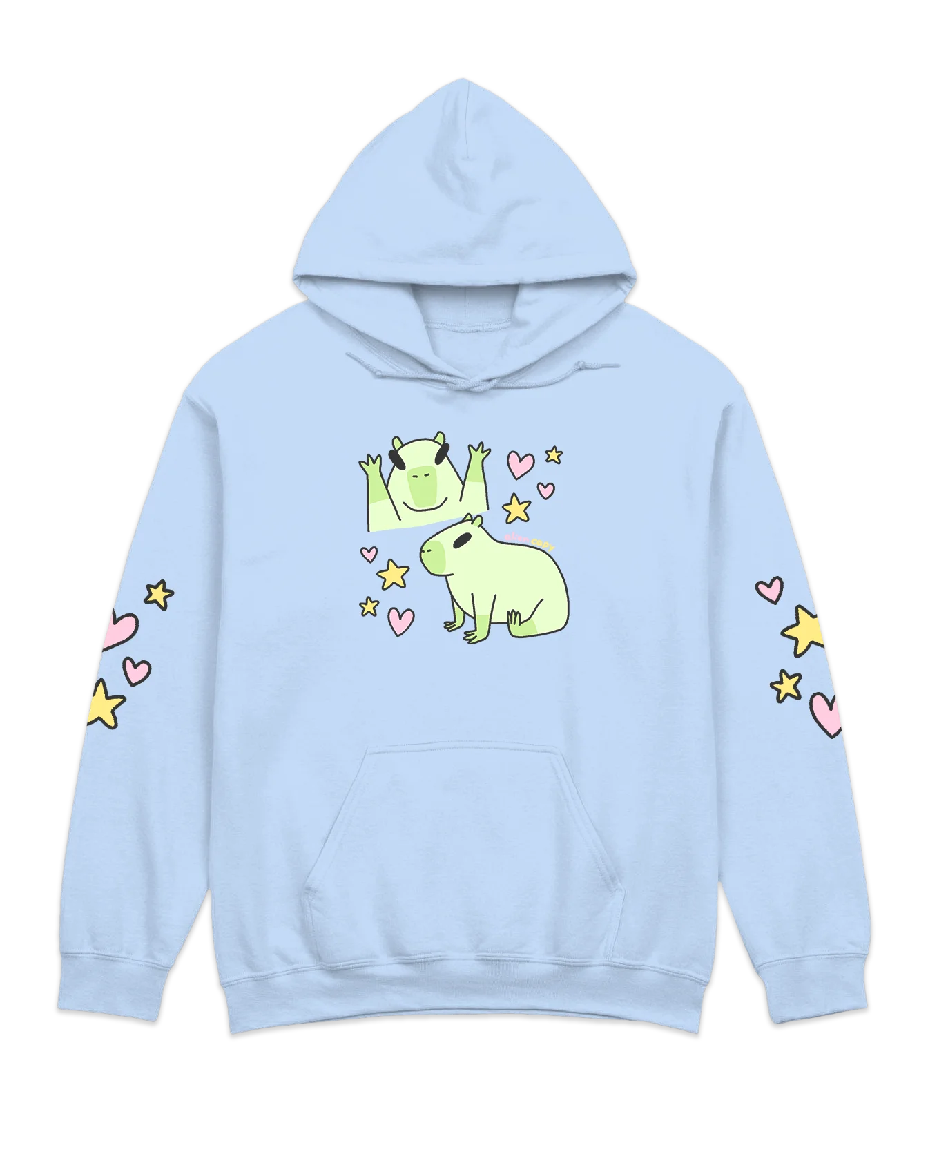 ALIEN CAPY hoodies🩷🩵🖤 product image (2)