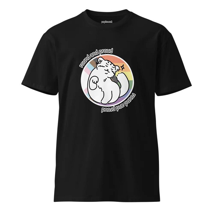 Round and Proud Manul Pride Pastels Version - AS Colour Unisex T-Shirt product image (1)