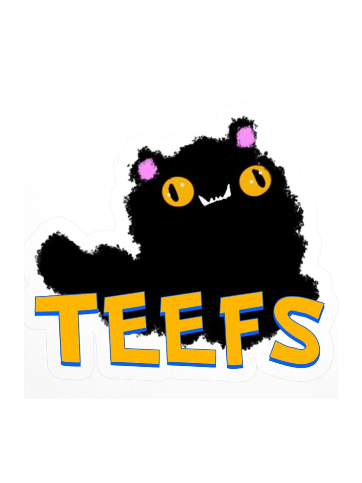 Teefs Kiss Cut Sticker product image (1)