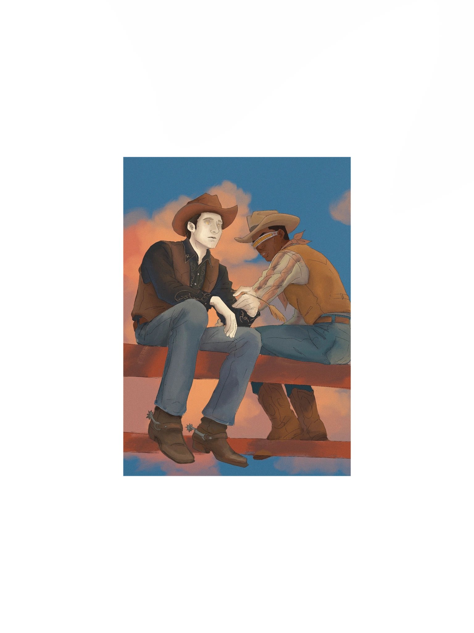 Partners at Sundown Print product image (1)