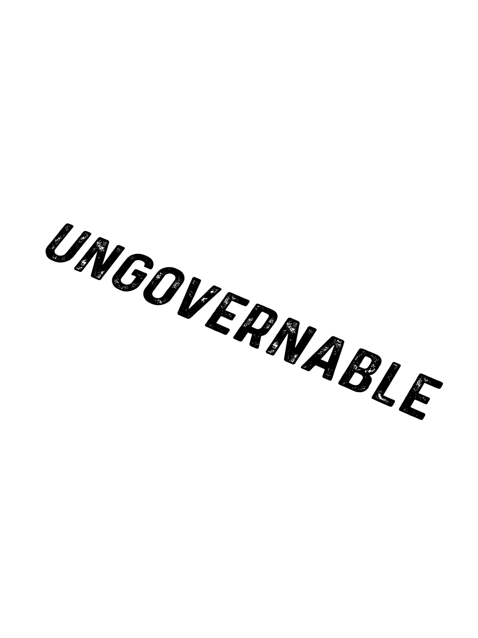 Ungovernable Sticker product image (1)