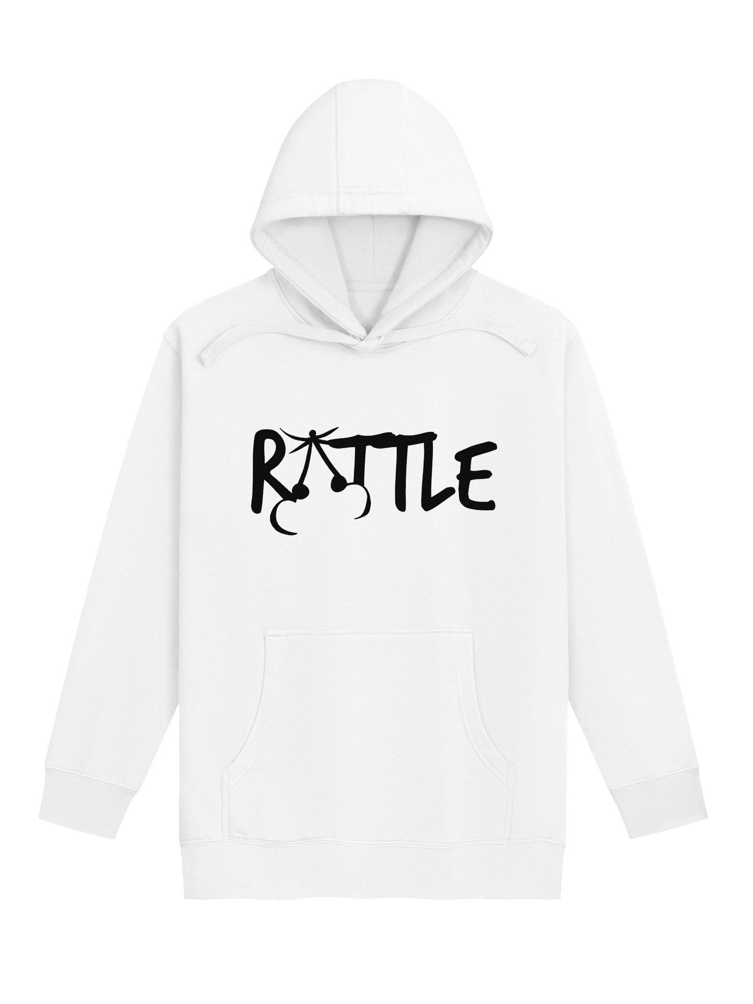 Rattle White Hoodie product image (1)