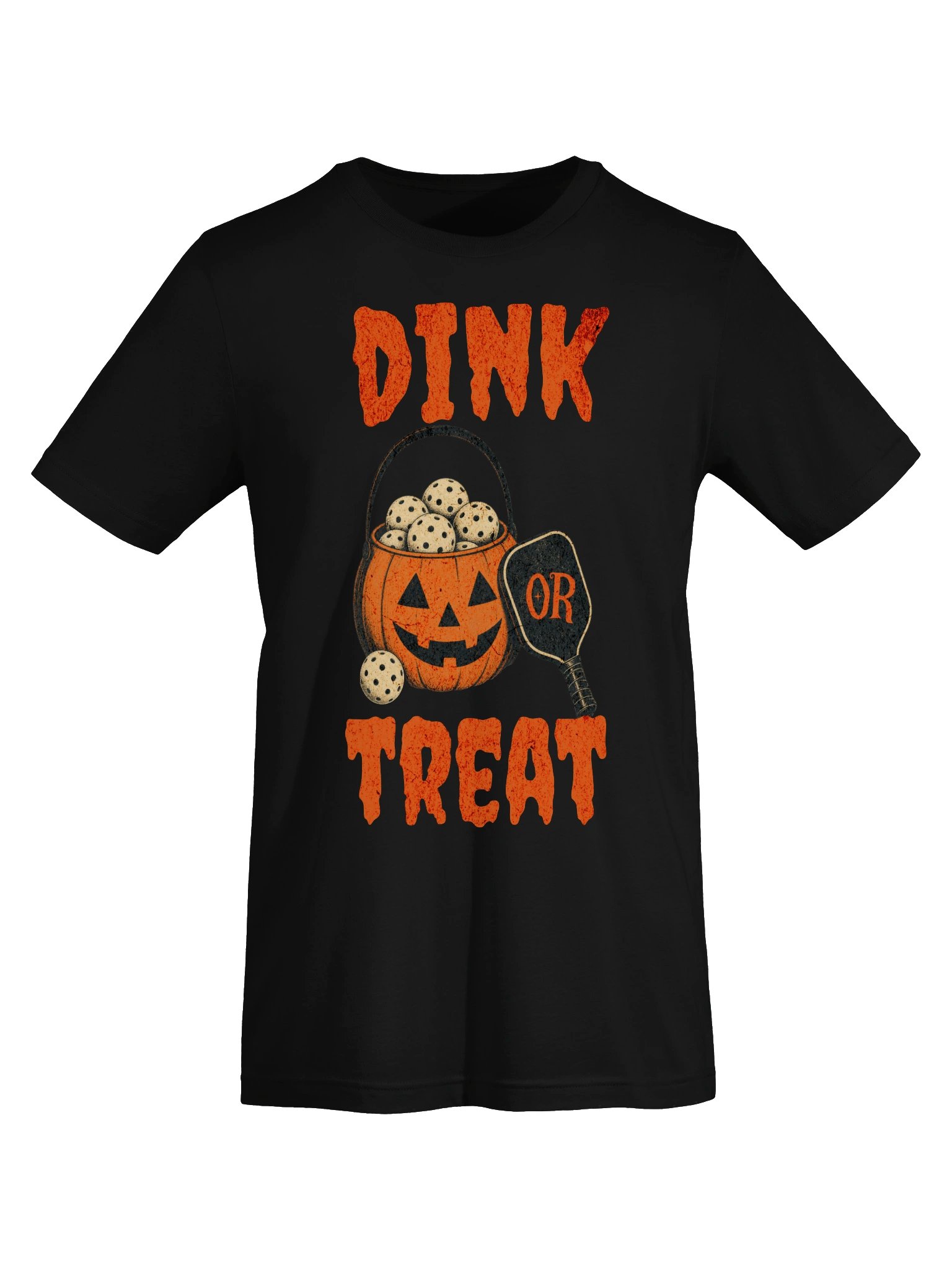Dink or Treat Halloween Pickleball Tee Funny Gift for Men and Women product image (5)