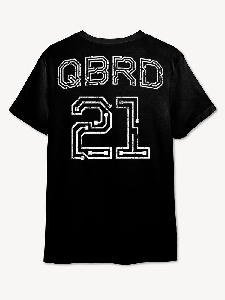 QBRD Vintage Logo Screen Printed Jersey Tee product image (3)