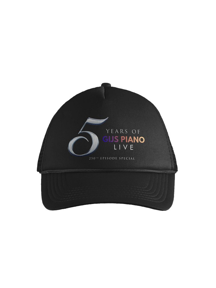 Gijs Piano LIVE 5th Anniversary Valucap Foam Trucker Hat product image (1)