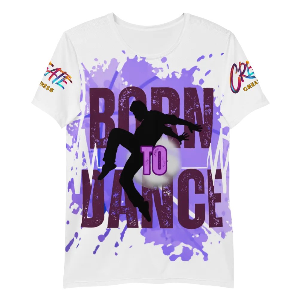 Born to Dance His Silhouette Huge Print Athletic Tee product image (5)