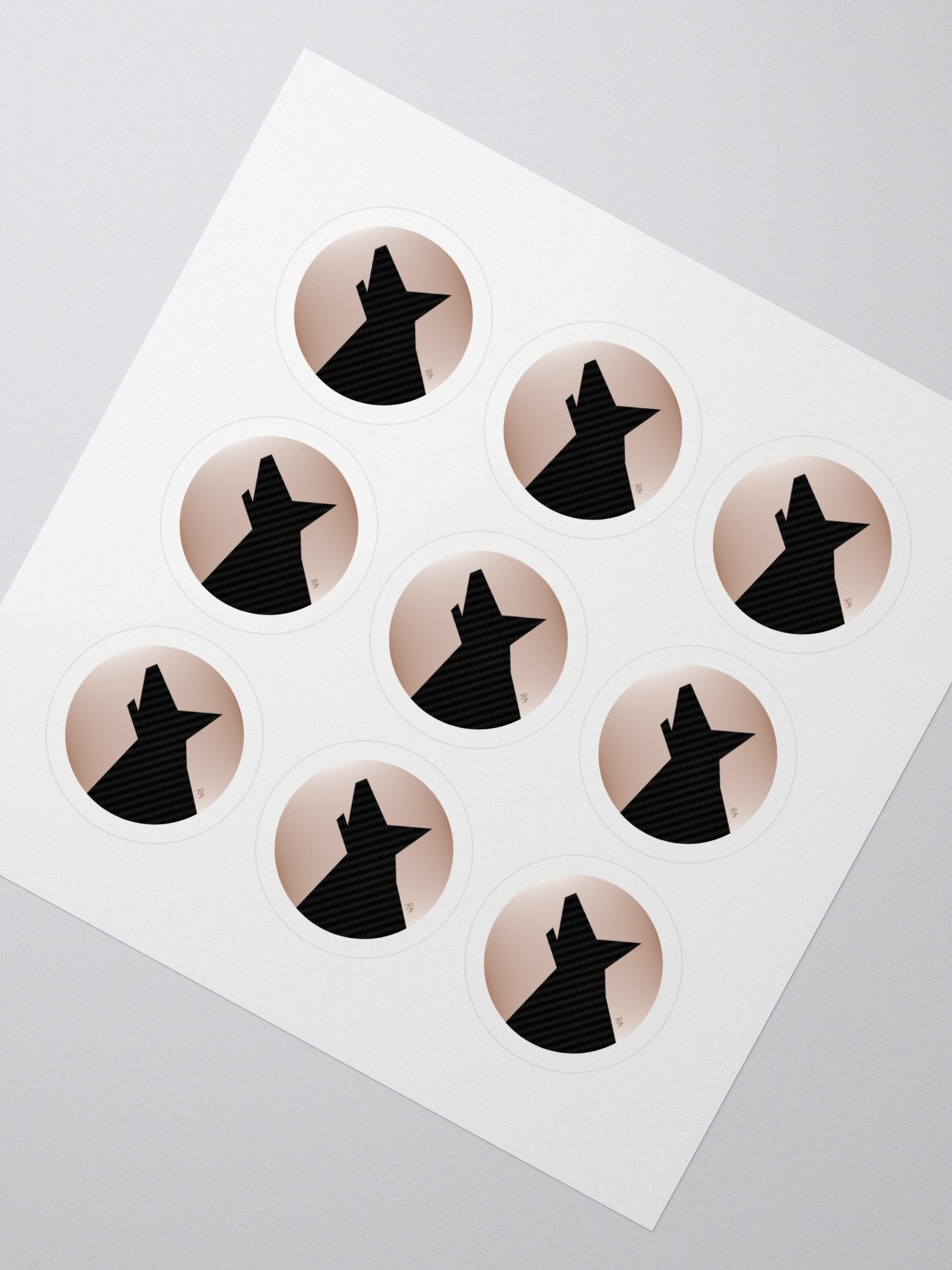 Full Moon Wolf - Sticker Set product image (2)