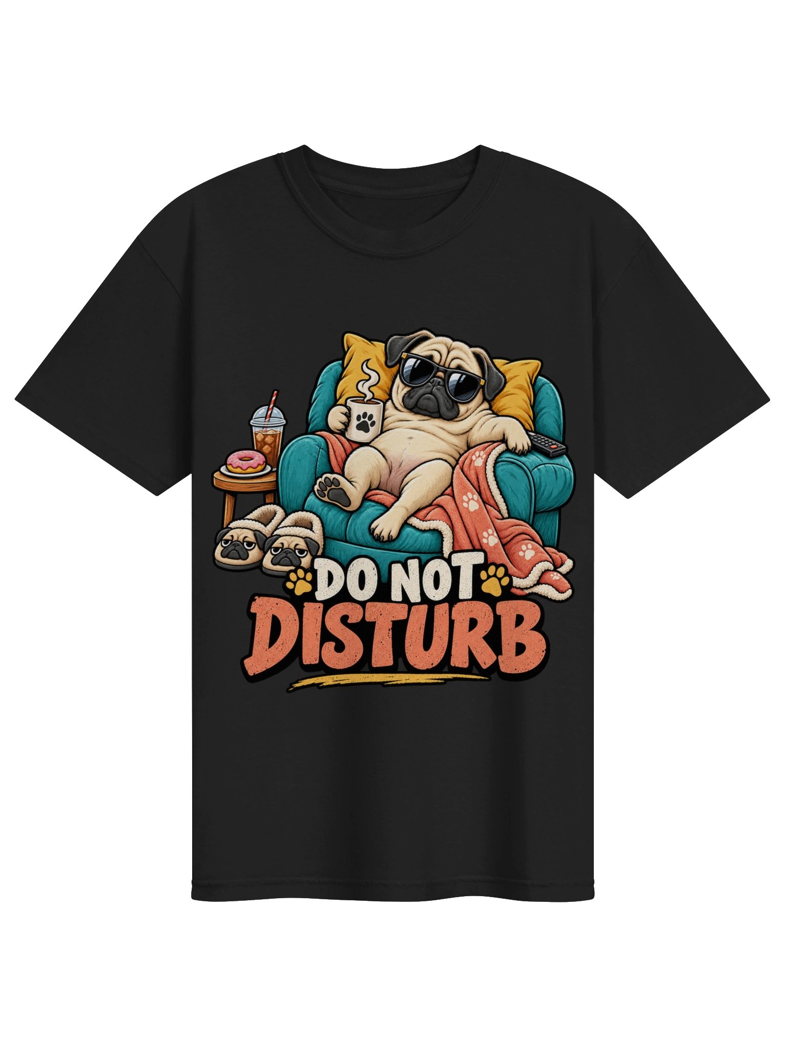 French Dog Do Not Disturb - Sarcastic Funny Animal Lover T-Shirt | Sassy Frenchie Humor Tee product image (2)
