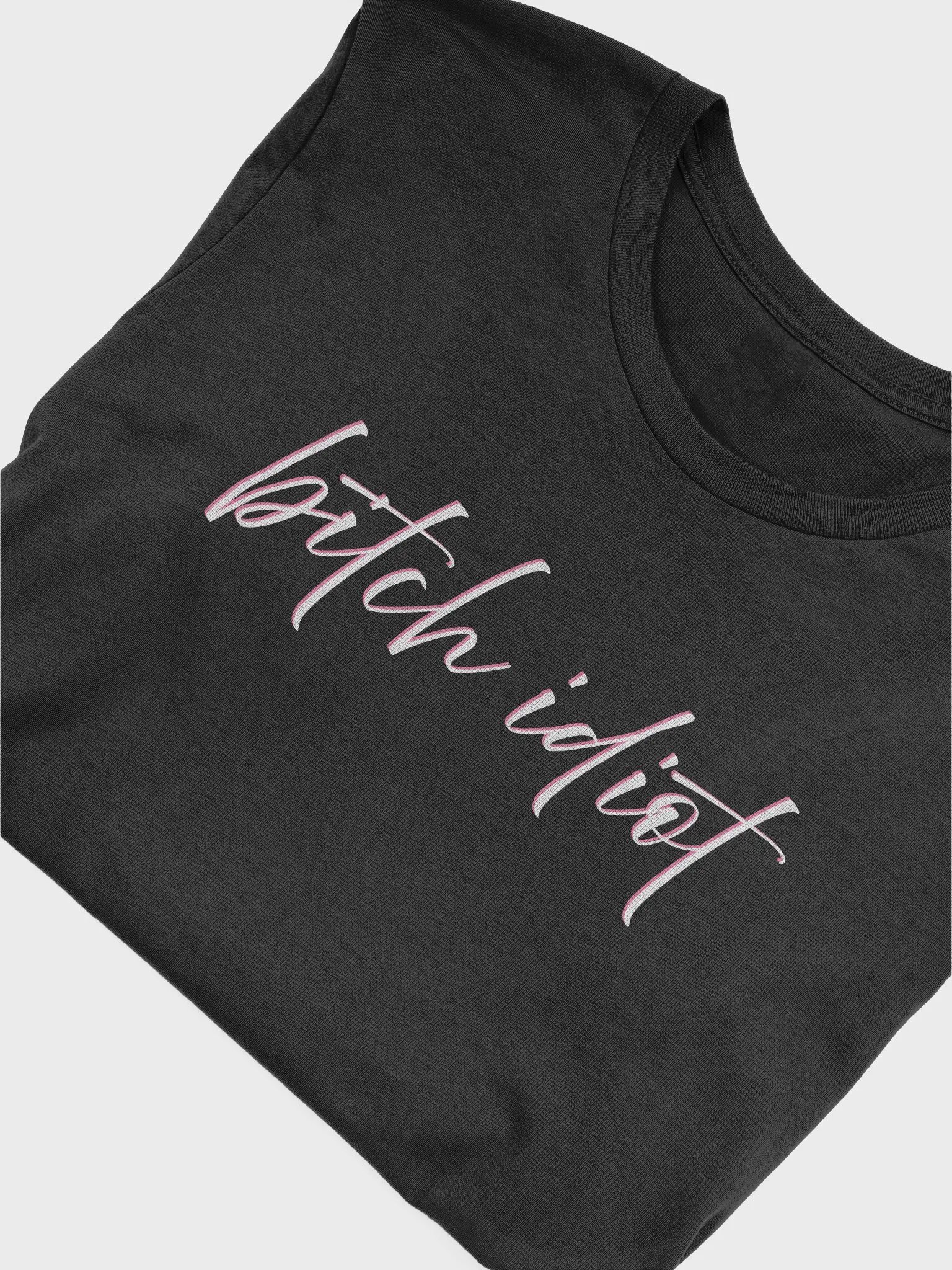 Bitch Idiot Tee - Black product image (1)