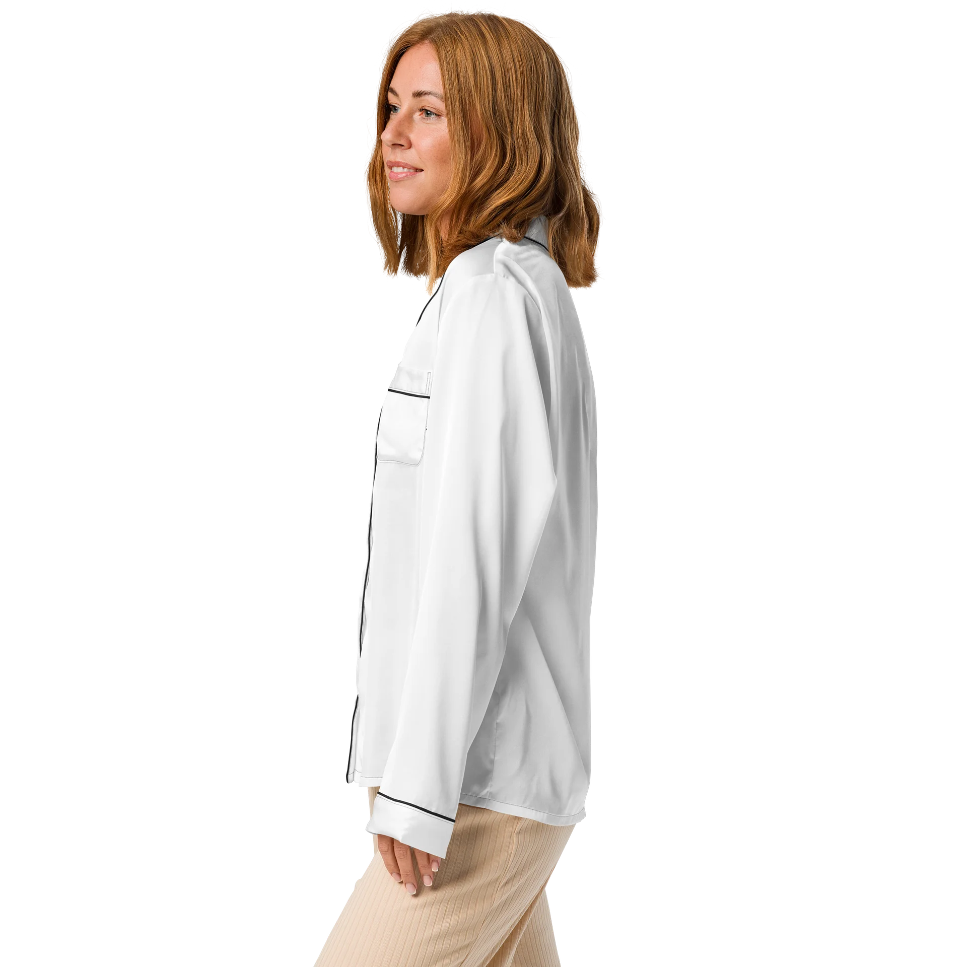 KUMA Women’s All-Over Print Long Sleeve Pajama Top product image (4)
