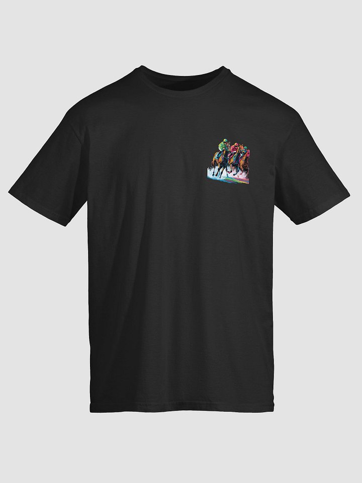 Colorful Horse Racing Derby Party Unisex T-Shirt product image (4)